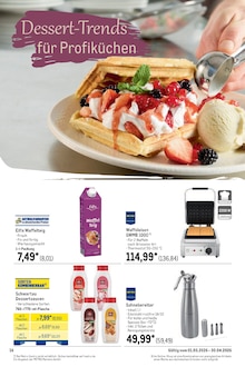 Waffeleisen im aktuellen METRO Prospekt (Hannover) Waffeleisen im METRO Prospekt "Saisonkatalog Frühling" mit 60 Seiten (Hannover)