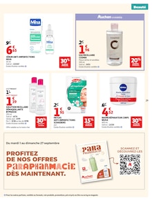 Promotion Nivea dans le prospectus Auchan Hypermarché, valable du 01/09/2026 au 13/09/2026 Promo Nivea dans le catalogue Auchan Hypermarché du moment à la page 29