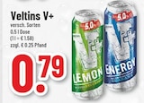 V+ Lemon oder V+ Energy im Angebot bei Trinkgut in Mönchengladbach V+ Lemon oder V+ Energy Angebote von Veltins bei Trinkgut Mönchengladbach für 0,79 €
