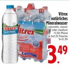 natürliches Mineralwasser von Vitrex im aktuellen EDEKA Prospekt für 3,49 €