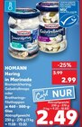 Bismarckhering oder Gabelrollmops oder Bratheringsfilethappen Angebote von HOMANN bei Kaufland Fürth für 2,99 €