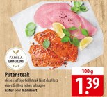 Putensteak natur bei famila Nordost im Falkensee Prospekt für 1,39 €