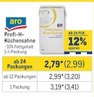 Profi-H- Küchensahne Angebote bei Metro Tübingen für 2,99 €