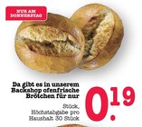 Aktuelles Ofenfrische Brötchen Angebot bei E center in Mannheim ab 0,19 €