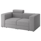 Aktuelles 2er-Sitzelement mit Nackenkissen/Tonerud grau mit Nackenkissen/Tonerud grau Angebot bei IKEA in Cottbus ab 940,00 €