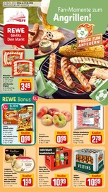 Aktueller REWE Prospekt mit Lebensmittel, "Dein Markt", Seite 1