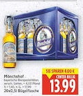 Bayerische Bierspezialitäten von Mönchshof im aktuellen E center Prospekt