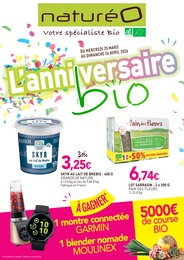 Prospectus Magasins Bio de NaturéO à Clichy-sous-Bois: "L'anniversaire bio", 30 pages, 25/03/2026 - 26/04/2026