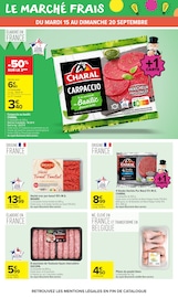 Promos Saucisse dans le catalogue "LE MOIS MONOPOLY" de Carrefour Market Saucisse en promo dans le catalogue Carrefour Market à la page 21
