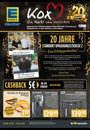 EDEKA Discounter Prospekt der aktuellen Woche mit 36 Seiten, gültig von 14.09.2026 bis 19.09.2026, in Rheurdt und Umgebung Aktueller EDEKA Discounter Prospekt in Rheurdt und Umgebung, "Aktuelle Angebote" mit 36 Seiten, 14.09.2026 - 19.09.2026