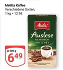 Kaffee im Angebot bei GLOBUS in Völklingen Kaffee Angebote von Melitta bei GLOBUS Völklingen für 6,49 €