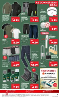 Arbeitshose im aktuellen Kaufland Prospekt (Frankfurt (Main)) Arbeitshose im Kaufland Prospekt "Aktuelle Angebote" mit 54 Seiten (Frankfurt (Main))