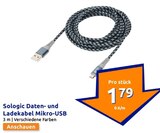 Daten- und Ladekabel Mikro-USB Angebote von Sologic bei Action Kassel für 1,79 €