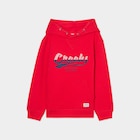 Sweat à capuche hoodie 1 poche Creeks rouge garçon dans le catalogue La Halle