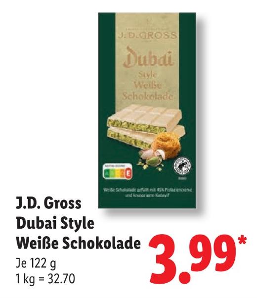 Dubai Style Weiße Schokolade
