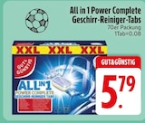 All in 1 Power Complete Geschirr-Reiniger-Tabs von  im aktuellen EDEKA Prospekt für 5,79 €