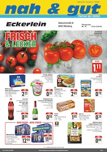 nah und gut Prospekt der Woche "Wir lieben Lebensmittel!" Seite 1, 12.05.2025 bis 17.05.2025 für Nürnberg Aktueller nah und gut Prospekt "Wir lieben Lebensmittel!" Seite 1 von 4 Seiten für Nürnberg