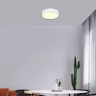 Plafonnier Boxelder LED intégrée blanc 1800lm 3000K IP20 blanc chaud Ø 22,8 cm x H. 4 cm GoodHome en promo chez Castorama Plafonnier Boxelder LED intégrée blanc 1800lm 3000K IP20 blanc chaud Ø 22,8 cm x H. 4 cm GoodHome dans le catalogue Castorama