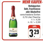 Aktuelle Rotkäppchen Sekt Angebote bei nah und gut in Bamberg Aktuelles Sekt, Fruchtsecco oder Alkoholfrei Angebot bei nah und gut in Bamberg ab 3,29 €