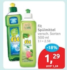 Spülmittel Original von fit für 1,29 € bei budni im Angebot Spülmittel Original von fit im aktuellen budni Prospekt