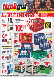 Trinkgut Prospekt für Hambühren: "Aktuelle Angebote", 6 Seiten, 15.04.2024 - 20.04.2024
