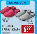 Filzhausschuhe im Angebot bei ALDI Nord in Bad Oeynhausen Filzhausschuhe Angebote von UP2FASHION bei ALDI Nord Bad Oeynhausen für 6,99 €