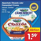 Obazda oder Camembert Creme von Alpenhain im aktuellen Netto Marken-Discount Prospekt