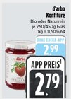 Konfitüre Bio von d'arbo im aktuellen E xpress Prospekt für 2,79 €