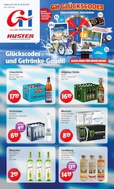 Aktueller Huster Prospekt mit Bier, "Aktuelle Angebote", Seite 1