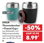 Thermobecher Travel Cup von EMSA für 8,99 € bei Kaufland im Angebot Thermobecher Travel Cup von EMSA im aktuellen Kaufland Prospekt
