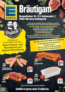 EDEKA Prospekt Qualität ist genau unser Geschmack. mit 2 Seiten