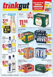 Wodka im Trinkgut Prospekt "Aktuelle Angebote" mit 10 Seiten (Krefeld)