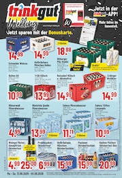 Getränkemärkte Prospekt von Trinkgut in Kaarst Aktueller Trinkgut Getränkemärkte Prospekt für Kaarst: Aktuelle Angebote mit 10} Seiten, 31.08.2026 - 05.09.2026