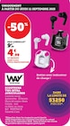 Ecouteurs TWS intra auriculaires - WAY en promo chez Super U Vigneux-sur-Seine à 4,99 €