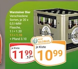Warsteiner Bier Angebote von Warsteiner bei GLOBUS Brühl für 10,99 €