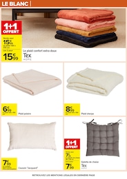 Prix et réduction Coussin dans le prospectus Carrefour en cours Offre Coussin dans le catalogue Carrefour du moment à la page 50