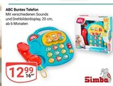 ABC Buntes Telefon im Angebot bei GLOBUS in Hof ABC Buntes Telefon Angebote von Simba bei GLOBUS Hof für 12,99 €