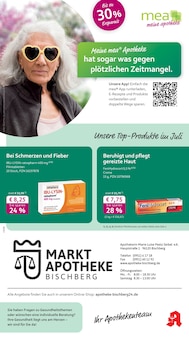 Aktueller mea - meine apotheke Prospekt (Bischberg, 4 Seiten zum blättern mea - meine apotheke Prospekt Unsere Juli-Angebote mit 4 Seiten