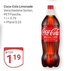 Aktuelle Coca Cola Angebote bei GLOBUS in Weißenfels Aktuelles Limonade Angebot bei GLOBUS in Weißenfels ab 1,19 €