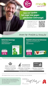 mea - meine apotheke Prospekt der KW 47 "Unsere November-Angebote" Aktueller mea - meine apotheke Prospekt "Unsere November-Angebote" Seite 1 von 4 Seiten
