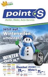 Aktueller point S Werkstatt & Auto Prospekt in Willich und Umgebung, "Jetzt auf Winterreifen umrüsten!" mit 14 Seiten, 27.09.2024 - 30.11.2024