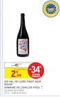 IGP Val de Loire pinot noir rouge HVE3 - DOMAINE DE L'ENCLOS en promo chez Intermarché Poitiers à 2,99 €