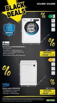 Waschmaschine im aktuellen METRO Prospekt (Langenhagen) Waschmaschine im METRO Prospekt "Wochenangebote SCO + Charity" mit 26 Seiten (Langenhagen)