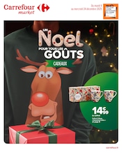Prospectus Carrefour Market à Arcueil, "UN Noël POUR TOUS LES GOÛTS", 17 pages de promos valables du 09/12/2025 au 24/12/2025