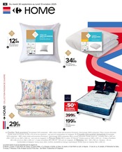 Couette Angebote im Prospekt "HOME : Des idées déco qui vous ressemblent !" von Carrefour auf Seite 14