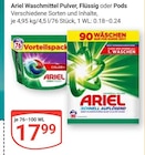 Waschmittel Pulver, Flüssig oder Pods im Angebot bei GLOBUS in Leipzig Waschmittel Pulver, Flüssig oder Pods Angebote von Ariel bei GLOBUS Leipzig für 17,99 €