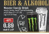 Aktuelles Energy Drink Angebot bei EDEKA in Bergisch Gladbach ab 0,89 €