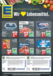 EDEKA Prospekt der KW 4 "Wir lieben Lebensmittel!" Aktueller EDEKA Prospekt "Wir lieben Lebensmittel!" Seite 1 von 8 Seiten