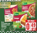 Spaghetti Bolognese oder Lasagne von Knorr im aktuellen EDEKA Prospekt