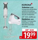 KORONA Stabmixer oder Handmixer Angebote bei famila Nordost Lüneburg für 19,99 €